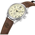 Miniatyrbillede 2 af 2: Ur - TIMBERLAND - TDWGF0009703 - Sort læder - Vandtæt 5 ATM - Analog kvarts Svart