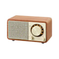 Miniatyrbillede 2 af 4: Bærbar radio - SANGEAN - ÆGTE MINI - Bluetooth - FM - Valnød trætaske Valnöt