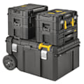 Pikkukuva 2 / 6: Kestävä vesitiivis työmaalaatikko PRO-STACK™ - STANLEY FATMAX - FMST17870-1 - 113 L Svart