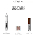 Pikkukuva 4 / 5: Ripsiväri - L'Oréal Paris - Kulmakarva Artist Plump & Set - Sävy: 108 Tummanruskea - Volyymigeeli 108 Mørk brunette