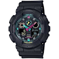 Miniatyrbillede 1 af 2: G-Shock Casio ur GA-100MF-1AER til mænd i sort Svart