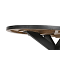 Miniatyrbillede 4 af 4: genstand home style sofabord, naturlig hems, sort metal, mango, sofabord 130 cm