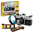 Miniatyrbillede 1 af 6: LEGO® 31147 Creator 3-i-1 retrokamera, transformerbart legetøj med 3 modeller, kontor- og soveværelsesindretning