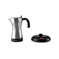 Miniatyrbillede 5 af 5: ORBEGOZO KFE 660 elektrisk moka kaffemaskine - 3 kopper - Kaffebønner - Sort, Rustfrit stål