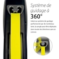 Pikkukuva 4 / 6: Flexi Neon Giant - FLEXI - GT3-210-S-NEO-12 - Musta ja keltainen - Koiraille jopa 50 kg Sort og gul