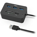 Pikkukuva 1 / 2: NOX USB 3 Complete Card Reader -NXLITERDRONE- USB HUB ja kortinlukija, yhteensopiva useimpien korttien kanssa, USB 3.0,