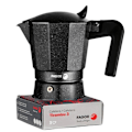 Miniatyrbillede 3 af 6: Espresso kaffekande i aluminium, 6 kopper kaffe, vitrokeramisk, gas FAGOR Tiramisú sort 00413 Svart
