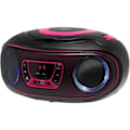 Pikkukuva 4 / 4: Bluetooth-kaiutin - Denver - TCL-212BT - Vaaleanpunainen - Stereo - AUX, USB, CD rosa