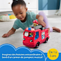 Pikkukuva 4 / 6: Fisher-Price-Pienet Ihmiset-Palomiesauto monikielinen versio HYR88