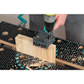 Miniatyrbillede 3 af 5: wolfcraft - Borestik til tappsamling - Diameter 6/8/10 - ref. 4640000 Brunt trä