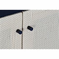 Miniatyrbillede 4 af 4: sort skænk naturlig granrattan (120 x 38 x 76 cm)