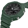 Miniatyrbillede 2 af 4: Ur - Casio - GA-B2100-3AER - Analog/Digital - Grøn Plast Rem - 20 bar Grön