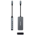 Pikkukuva 2 / 2: USB-C-keskitin - NANO-KAAPELI - 4 USB-C-naarasporttia - Alumiini - 10 cm - Windows/MacOS/Linux-yhteensopiva