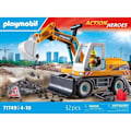 Pikkukuva 6 / 6: PLAYMOBIL 71749 Mekaaninen kaivinkone ja työntekijä, Action Heroes, Rakentaminen, 31 osaa, Sopii 4-vuotiaille ja yli Flerfärgad