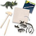 Pikkukuva 2 / 5: Dinosaurus- ja luuston kaivaminen 2 in 1 - Triceratops - SES CREATIVE Flerfarvet