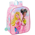 Pikkukuva 1 / 2: Lapsille tarkoitettu reppu - SAFTA - BARBIE MAALAUS - Vaaleanpunainen - Säädettävä kärryyn - Mukautuva