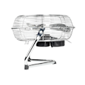 Pikkukuva 3 / 4: TRISTAR VE-5937 Metallituuletin Ø35 cm - 70 wattia - 3 nopeutta - Kallistava - Harmaa Grå krom