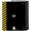 Miniatyrbillede 2 af 2: Binder - BLACKFIT8 - ZONE - 4 ringe - Sort - Komfortabel og alsidig