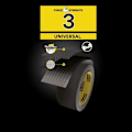 Miniatyrbillede 5 af 5: 3M universal reparationsklud - sort - 25mx48mm sort
