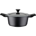 Miniatyrbillede 1 af 5: Marmite i aluminium - GSW - EASY CLICK - 20 cm - Induktionskompatibel - Sort