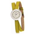 Miniatyrbild 1 av 2: Kvinnot watch - Folli Follie - WF13F030SSF - Ø 28 mm - Läder - Kvarts Gul, Vit