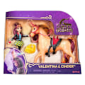 Pikkukuva 3 / 6: SPIN MASTER YKSIKKÖ LICORNE JA NUKKE CINDER JA VALENTINA Unicorn Academy Orange röd