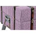 Miniatyrbillede 2 af 2: Bænk - Mærke - Model - Metal - Polyester - Fuchsia - MDF Træ