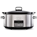 Miniatyrbillede 1 af 4: Digital slow cooker - CROCK-POT - 7,5 l - Bagoven-kompatibel - Rustfrit stål - Opvaskemaskine-sikker Rostfritt stål