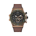 Miniatyrbild 1 av 4: Klocka - GUESS - GW0326G2 - Analog - Läder - Brun kastanj