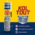 Pikkukuva 4 / 6: Kiinnitys- ja tiivistysliima - CYANOLIT - Total tech - Harmaa - 290 ml kartus - Monimateriaalinen - Kestävä ja joustava