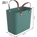 Pikkukuva 3 / 4: Cabas - Mpets - ALBULA 25L - Kisäryhmän vihreä - 100% kierrätettävä - 40 kg kuormitus mistel grön