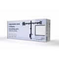 Miniatyrbillede 3 af 4: TV-stander - Gembird - MA-D2-01 - Vinklet - 30 kg - Sort