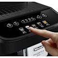 Miniatyrbillede 5 af 6: Automatisk espressomaskine med De'Longhi Magnifica Evo-kværn - ECAM290.61.B - mælkedrikketeknologi, Sort Svart