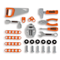 Pikkukuva 3 / 6: Smoby - Black and Decker -Bricolo Smart Workbench - Jäljitelmäpeli - Kotelo, joka muuttuu työpöydäksi - Mukana 33 lisävarustetta - Fa