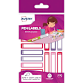 Pikkukuva 1 / 2: Kynätarrat - AVERY - 30 kappaleen pakkaus - Vaaleanpunainen/violetti - 50 x 10 mm - Helppo käyttää