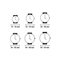 Miniatyrbillede 2 af 2: Dameur - Glam Rock - GR10048 - Ø 46 mm - Læder - Vandtæt 10 Atm Vit