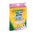 Miniatyrbillede 1 af 2: Markører - CRAYOLA - Vaskbar pastel - 12 stykker - Medium spids - Uigennemsigtig 12 assorterede pastelfarver