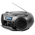 Pikkukuva 3 / 4: Aiwa BBTC-550MG Harmaa kannettava CD-soitin FM-radion, kasettisoittimen, Bluetoothin ja USB:n kanssa