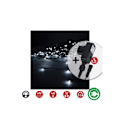Miniatyrbillede 1 af 2: Rideau Iklod - GENERISK - 2x0,5m - Kold Hvid - Easy-Connect Programmer - 12 Strimler 40 Leds Vit kyla