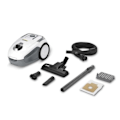 Pikkukuva 2 / 4: KARCHER VC 2 - Pölynimuri - 700 W - HEPA 13 - 76 dB - Imuletku 1,5 m kaarevalla kahvalla Vit