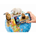 Miniatyrbillede 3 af 4: CLEMENTONI - Exploraglobe - Rejse i realtid - 3 spiltilstande og 28 aktiviteter - Bluetooth-pen Sort og blå
