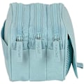 Miniatyrbillede 3 af 4: Triple etui - SAFTA - Stor - Behagelig - Multifunktionel - Holdbar blå