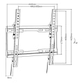 Pikkukuva 4 / 6: Tukiteline TV Maclean, maks VESA 400x400, 32-70", 45kg, kallistus säätö +0°~-10°, MC-412