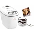 Miniatyrbillede 3 af 4: MOULINEX Brødmaskine Hjemmebrødbaguetter - 16 programmer - Kapacitet 1,5 kg - Hvid