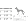 Miniatyrbillede 3 af 4: Hundehalsbånd - Hunter - Softie - Imiteret læder - Rød/Sort - Str. 55 Rød/sort