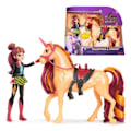 Pikkukuva 1 / 6: SPIN MASTER YKSIKKÖ LICORNE JA NUKKE CINDER JA VALENTINA Unicorn Academy Orange röd