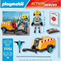 Miniatyrbillede 6 af 6: PLAYMOBIL 71752 Arbejder med mejselhammere og signalering, Action Heroes, Byggeri, 14 dele, Fra 4 år Flerfärgad