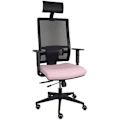 Miniatyrbillede 1 af 2: Kontorstol - PIQUERAS Y CRESPO - P&C B10CRPC - Plast - Pink - Sengegavl Rosa