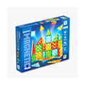 Pikkukuva 1 / 5: Magnettilevyt - GEOMAG - Tiles Gems 4101 - 32 kappaletta - Geometriset muodot - Kristalliefekti Gul, orange, blå, grön