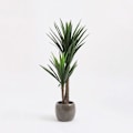 Miniatyrbild 6 av 6: Glimmerdekorationer Yucca Konstgjorda växter - H120 x Ã˜70 cm Grön